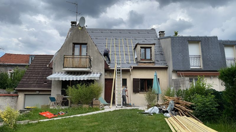 Chantier de couverture au Perreux-sur-Marne (94170) dans le Val-de-Marne (94) - photo 12
