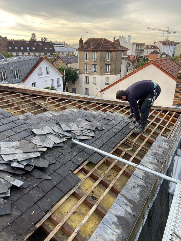 Chantier de couverture au Perreux-sur-Marne (94170) dans le Val-de-Marne (94) - photo 9